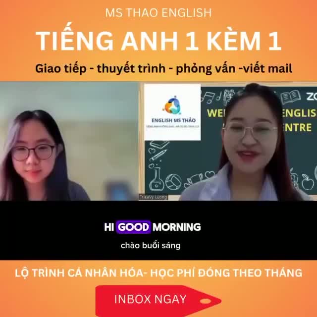 Trải nghiệm học online 1 kèm 1