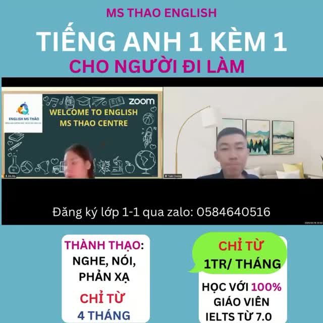 Luyện nói cùng giáo viên